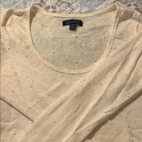 Long Sleeve Crop Shirt - Picture 1 of 3